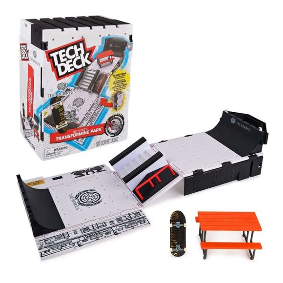 Tech Deck -  X-Connect Skate Park 18 Pieces Transform Black - Picture 1 of 7